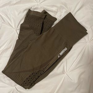 Womens size small green Gymshark leggings